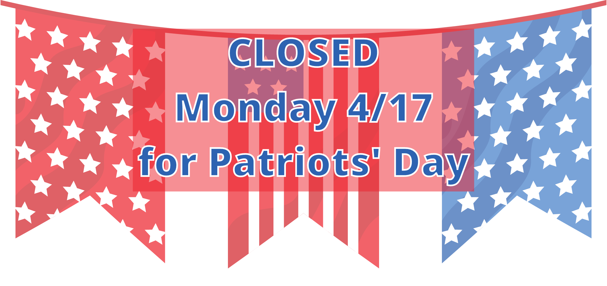 Holiday Closing 4/17 Parker Memorial Library